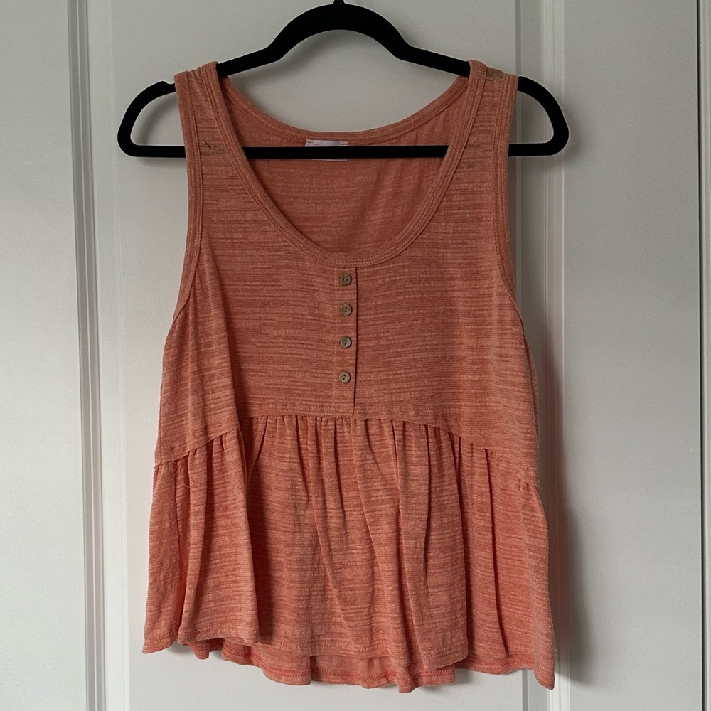 Pink Lily Peplum Top